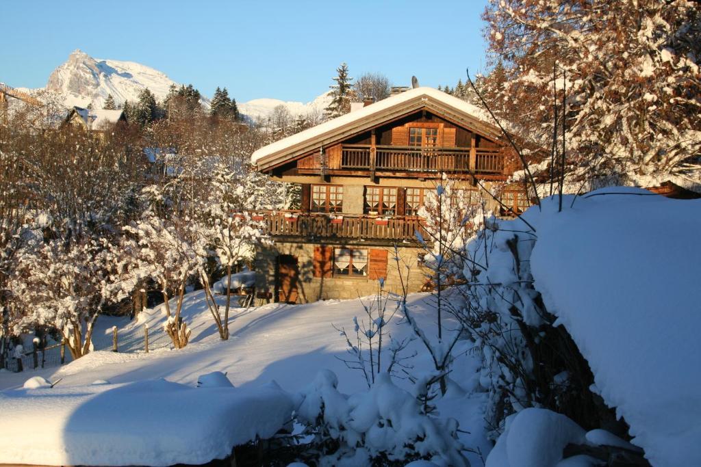 Chalet In Megeve Bed & Breakfast Екстериор снимка